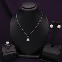 نصف طقم فضة نسائي عيار 925