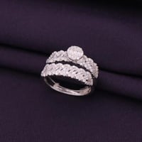 خاتم فضة توينز نسائي عيار 925