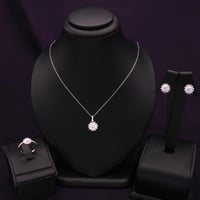 نصف طقم فضة نسائي عيار 925