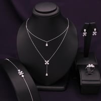 طقم فضة نسائي عيار 925