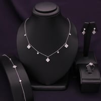 طقم فضة نسائي عيار 925