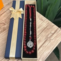 سبحة بكلايت بلون الأحمر .