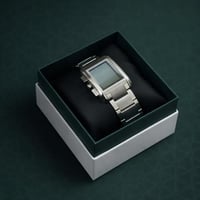 ساعة الفجر الكلاسيكية طراز WS-06L بهيكل وحزام من ا...