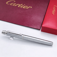 قلم كارتير معدني فضي فاخر – تصميم كلاسيكي أنيق
