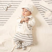 طقم مواليد ولادي فخم 10 قطع - قطن طبيعي بتصميم الج...