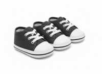 حذاء كاجوال قماش بخيوط مطاطية للمواليد