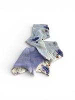 مريلة مواليد ياقة عريضة مشجرة كلاسيكية قطن سكري وب...