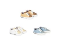 سنيكرز كاجوال ثنائي الألوان بنعل مرن