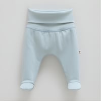 بنطلون مواليد سماوي بخصر مرتفع وأقدام مغلقة ملابس...