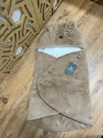 كيس نوم مواليد فرو شتوي تصميم دب - صنع فى تركيا