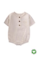 بدلة موسلين عضوية للأطفال - قطن طبيعي ناعم - Cigit...