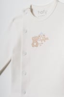 طقم مواليد أولادي 3 قطع - تيشيرت "لف" بأكمام طويلة...