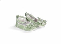 حذاء قماشي كاروهات بفيونكة