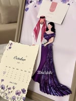 رسم عرسان بالطباعه A4