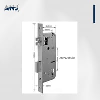 قفل ذكي ANJ لباب داخلي TUYA (متوسط)