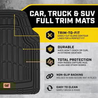 كاتربلر دواسات أرضية مطاطية شديدة التحمل 4 قطع