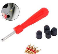 مجموعة مفتاح تغيير بلف إطار السيارة مع بلوف وأغطية