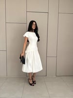 فستان - ابيض