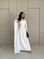 فستان - ابيض