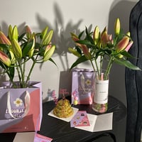 فازة ليليوم طبيعي + برج الكوكيز