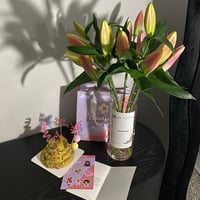 فازة ليليوم طبيعي + برج الكوكيز