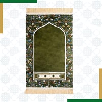 سجادة امام الحرم اللون الأخضر