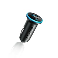 شاحن سيارة انكر بمنفذ تايب سي و منفذ يو اس بي بقوة...