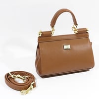 حقيبة سيسيلي صغيرة جلد بنقشة جلد الإغوانا