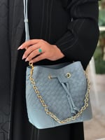 جالب ليذر حقيبة كتف نسائية فاخرة مصنوعة يدويًا منس...