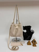 جالب ليذر حقيبة كتف نسائية فاخرة مصنوعة يدويًا منس...