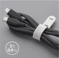 كيبل انكر تايب سي الي تايب سي بطول 0.9 م - اسود