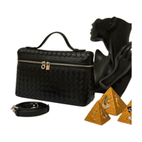 حقيبة أنديامو بيد علوية جلد مجدول