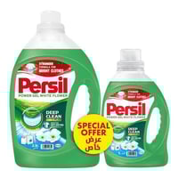 برسيل صابون ملابس باور جل الزهرة البيضاء 2.9 لتر +...