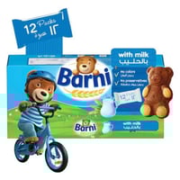 بارني كيك بالحليب 20 جرام × 12