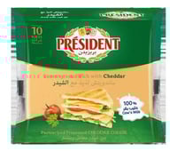 بريزيدن سافوري ساندويتش شرائح جبنة شيدر 200 جرام