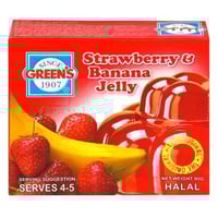 جرينز جيلي بطعم الفراولة والموز 80 جرام