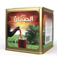 شاي الصمان علبة حديد مربع 360 جم
