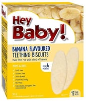 بسكويت التسنين للأطفال من هاي بيبي - 12 مغلف بالمو...