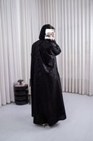 عباية كتان مطبوع