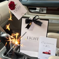 كارد احتفال السيارة الجديدة