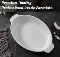 صينية فرن انيق مصنوع من البورسلان صغير