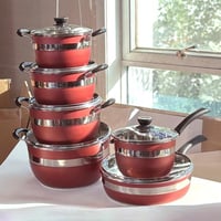 الجملة طقم أواني طهي من الفولاذ المقاوم للصدأ التع...