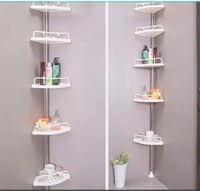 رفوف زاوية من 5 طبقات من البلاستيك ، وحدة ارفف زاو...