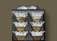 طقم زبادى برسلان 6قطع مدهب فاخر