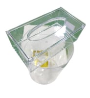 طقم باسكت مع علبة مناديل أكريليك