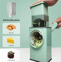 قطاعة خضراوات متعددة الوظائف 3 في 1 مصنوعة من الفو...