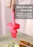 فرشاة معجنات من السيليكون 2 في 1 مقاومة للحرارة من...