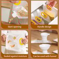 اكياس تخزين الطعام ، اكياس محكمة الاغلاق شفافة وقا...