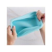 طقم ثلاجة صحى سيليكون قابل للطى غطاء يمنع التسرب 4...