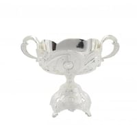 صحن حلا - فضي